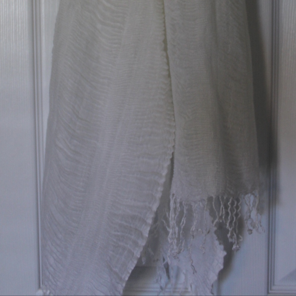 White scarf
